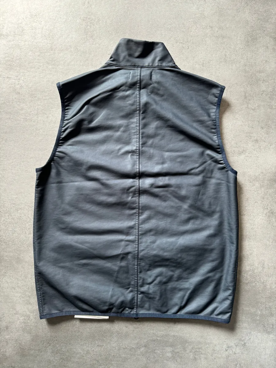 SS2022 Stone Island Diagonale Blue Dyed Vest - Image 5