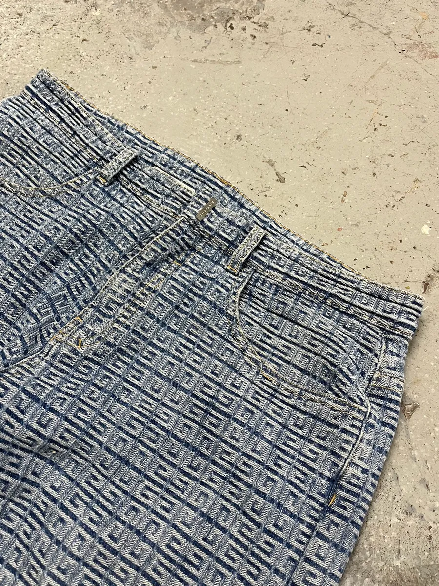 SS2023 Givenchy Blue Logo Denim Jeans - Image 9