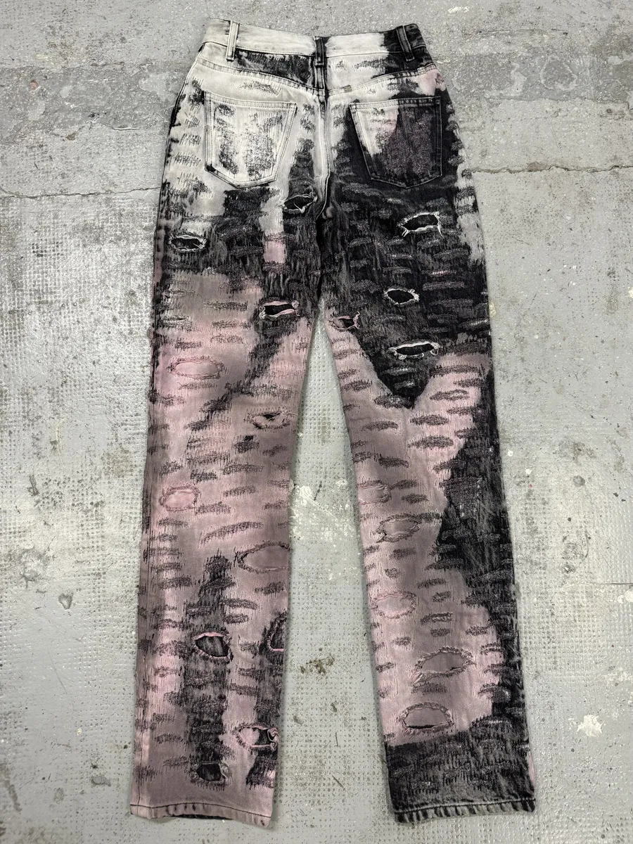 SS2023 Givenchy Cotton Italian Distressed Denim Jeans - Image 2