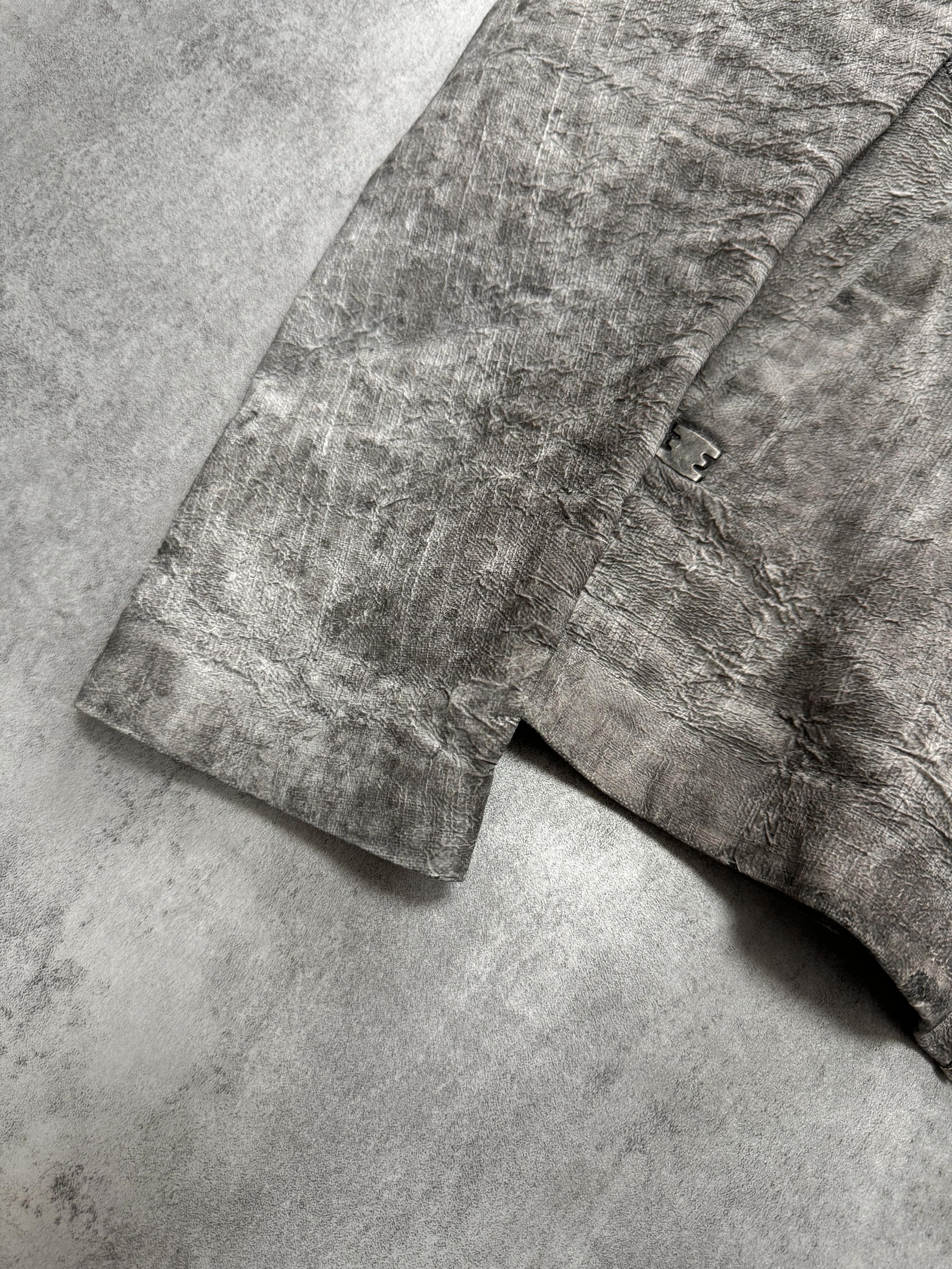 SS2023 Isaac Sellam Metal Spine Linen Reflective Jacket (M) - Image 5