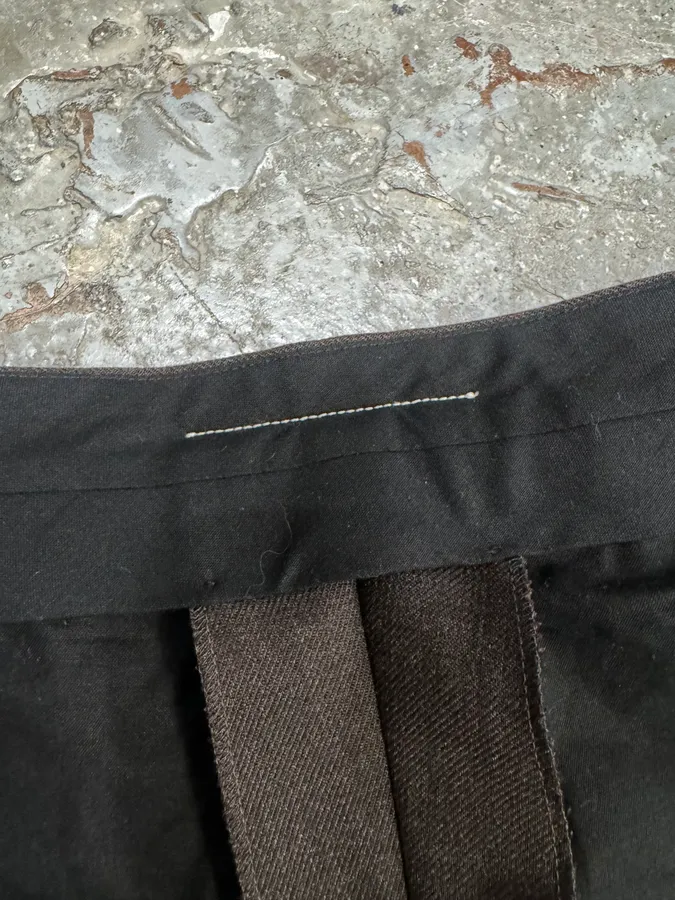 SS2023 Maison Margiela MM6 Reversed Effect Black Cozy Pants - Image 6