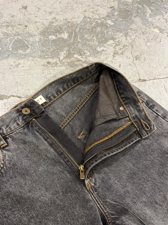 SS2023 Y/Project Cow-Boy Brut Grey Astro Denim Jeans - Image 11