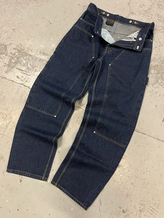 SS2024 Givenchy 4G Cargo Denim Brut Carpenter Jeans - Image 6