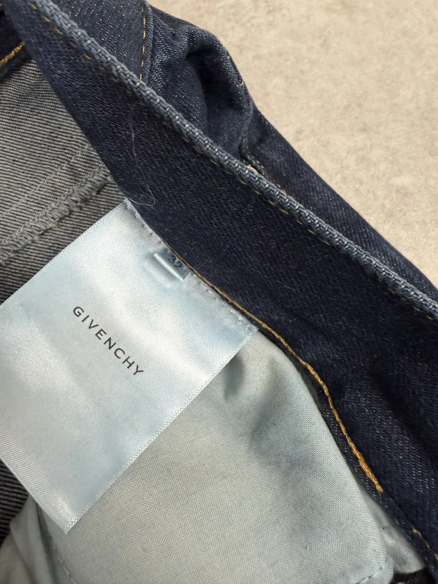 SS2024 Givenchy 4G Cargo Denim Brut Carpenter Jeans - Image 12