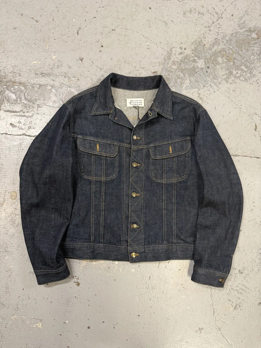 SS2024 Maison Margiela Navy Brut Denim Signature Jacket
