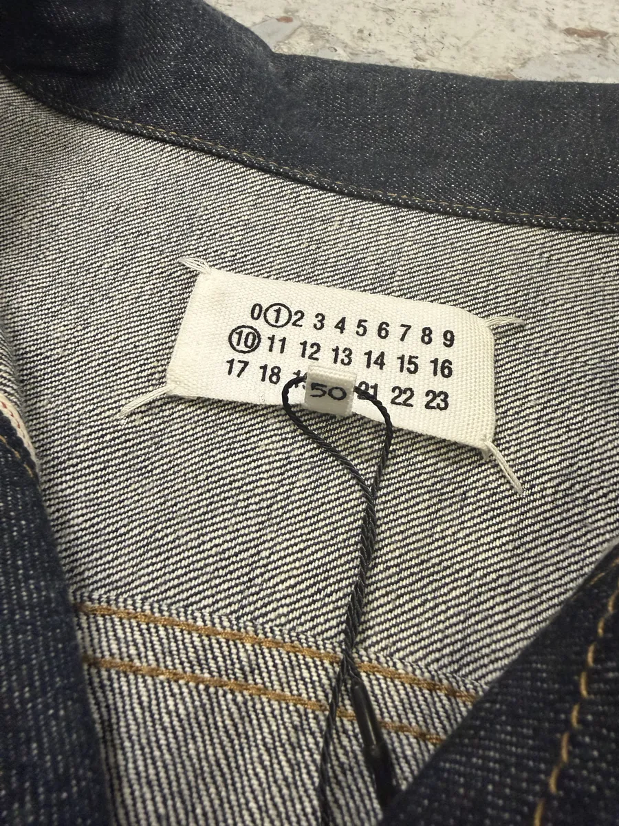 SS2024 Maison Margiela Navy Brut Denim Signature Jacket - Image 8