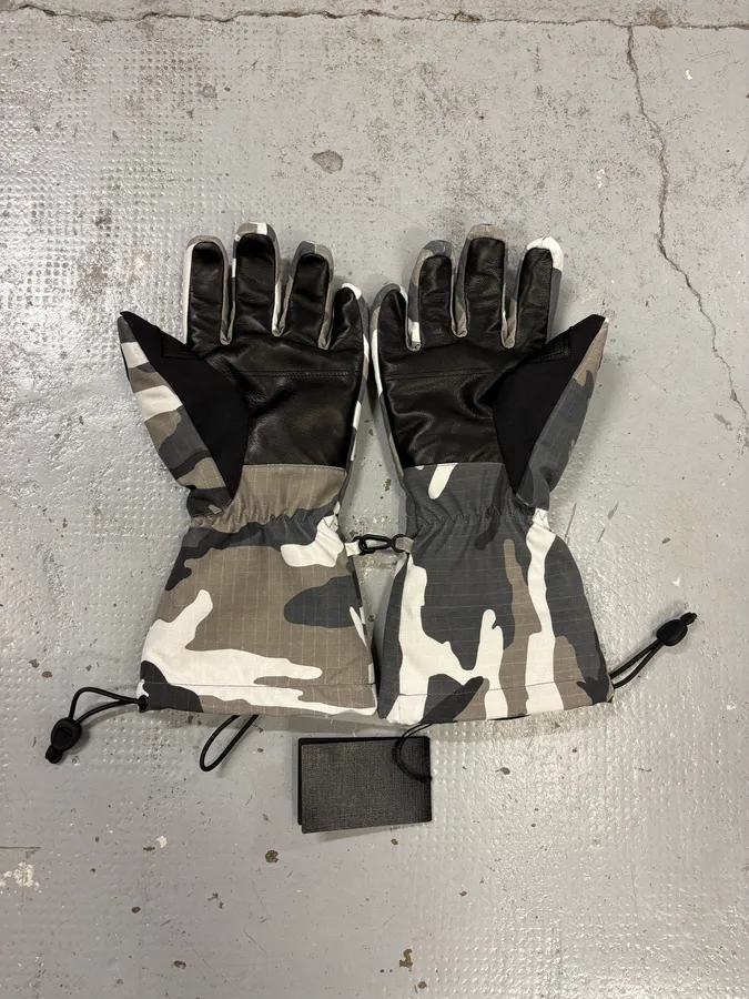 SS2025 Balenciaga Camo Pattern Ski Winter Gloves - Image 6