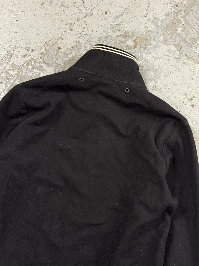 Stone Island Black Wool Sailor Bomber Jacket - Image 7