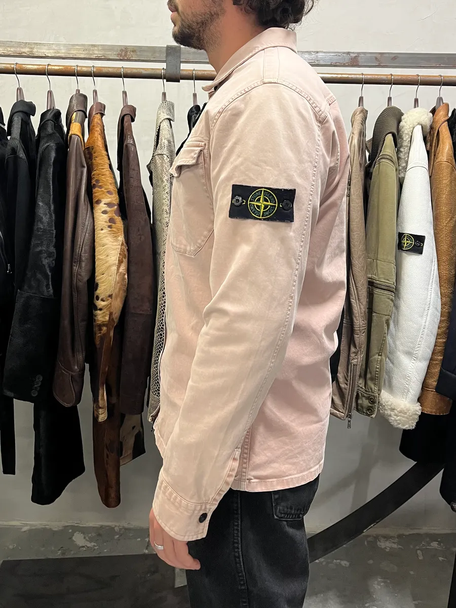 Stone Island Fade Pink Zipped Jacket - Image 2