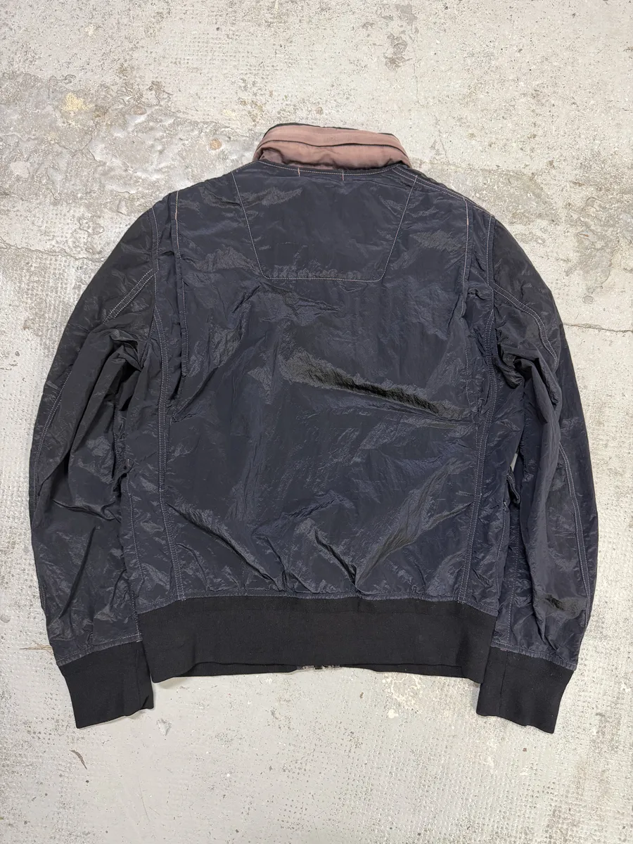 Stone Island Navy Nylon Archive Jacket - Image 5