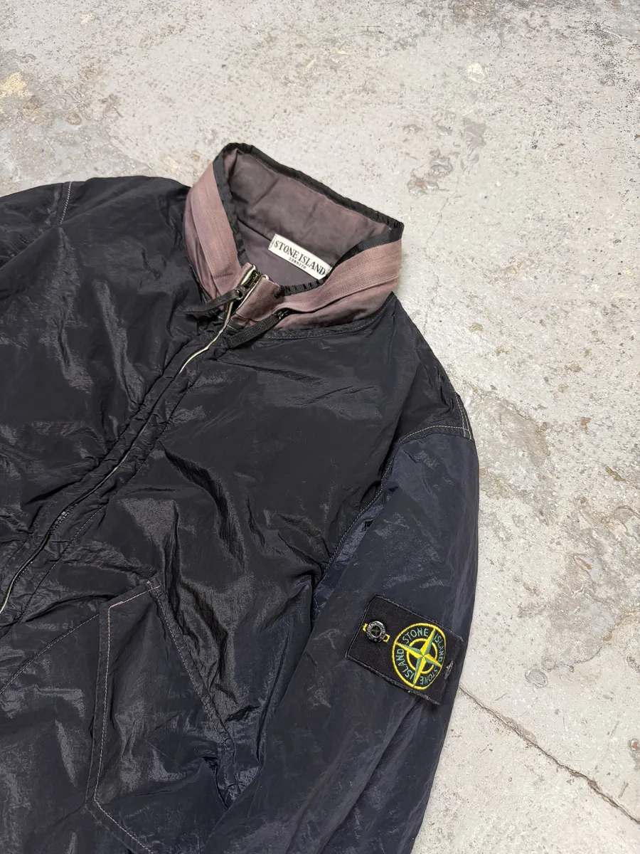 Stone Island Navy Nylon Archive Jacket - Image 7