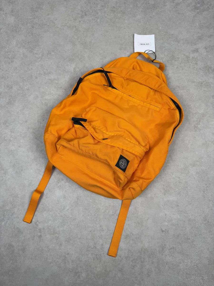 Stone Island Orange Backpack - Image 5