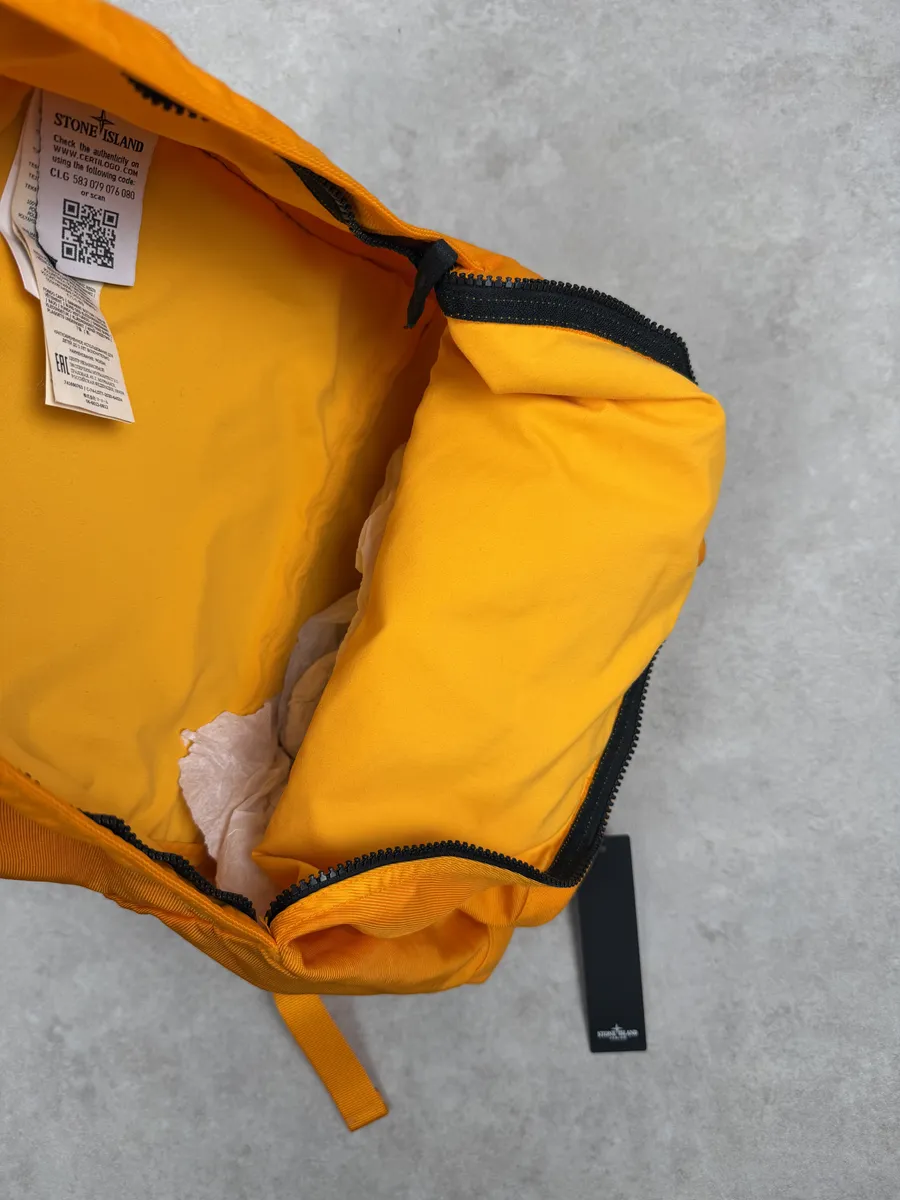 Stone Island Orange Backpack - Image 6