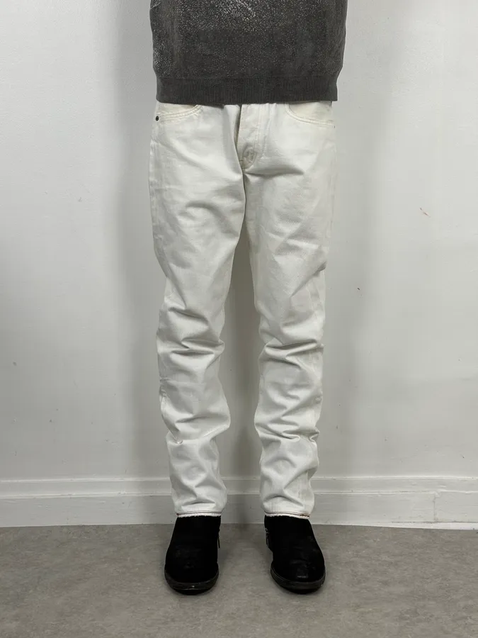 Stone Island White Denim Jeans - Image 2