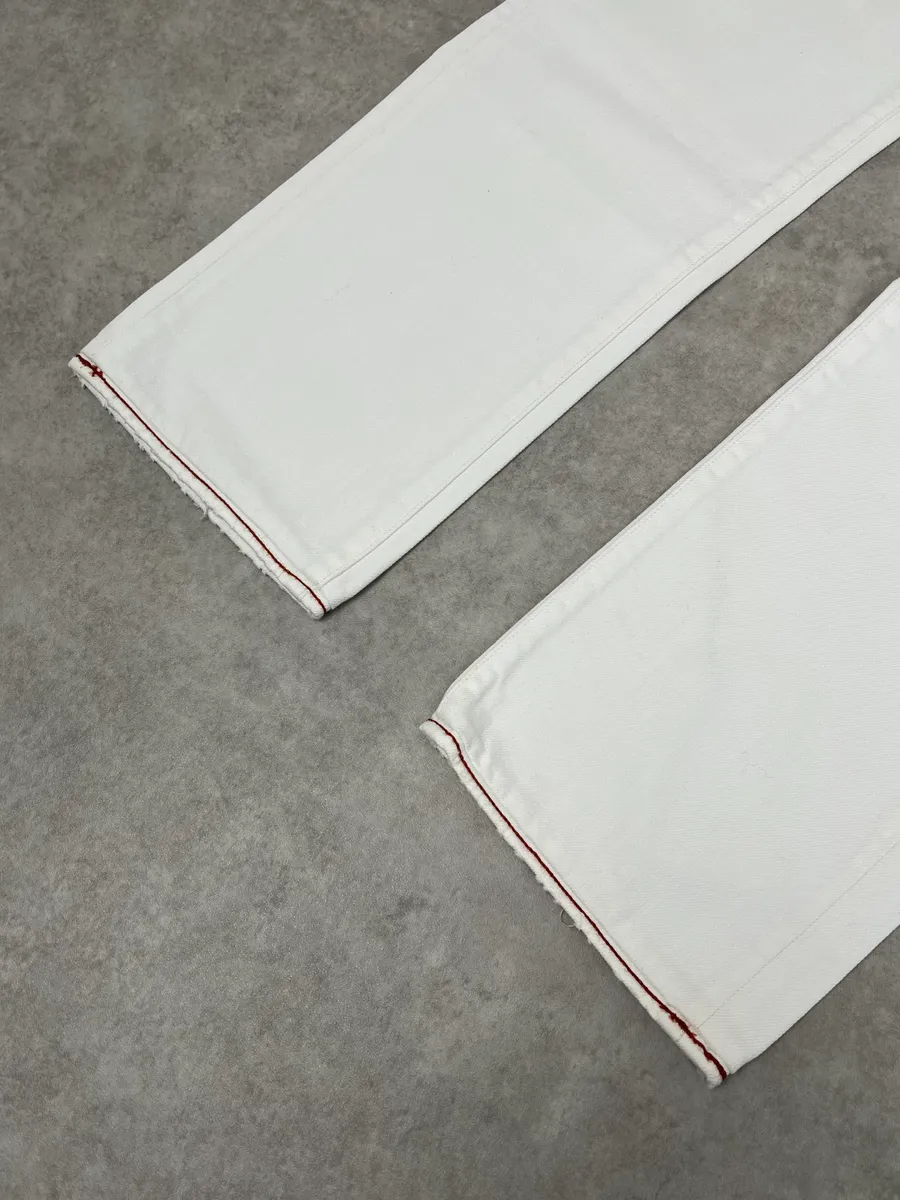 Stone Island White Denim Jeans - Image 6