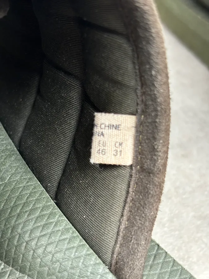 Suicoke Olive Green Nylon Slides Velcro Strap Size 46 - Image 15