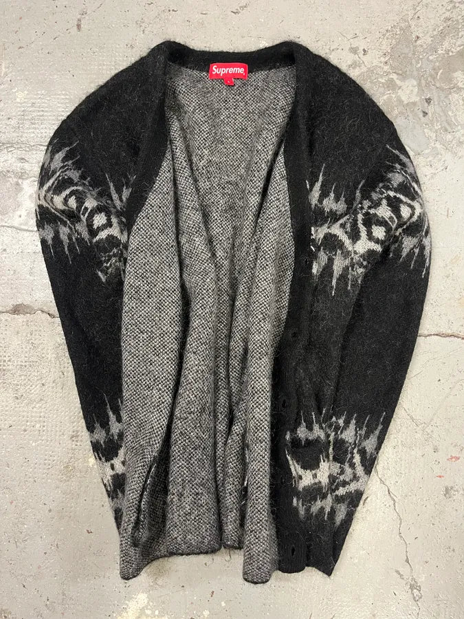Supreme Mohair Cardigan Black Sweater - Image 6