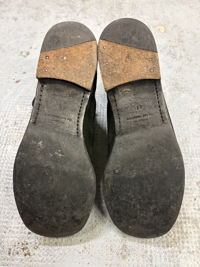 The Last Conspiracy Black Crumpled Leather Boots - Image 8