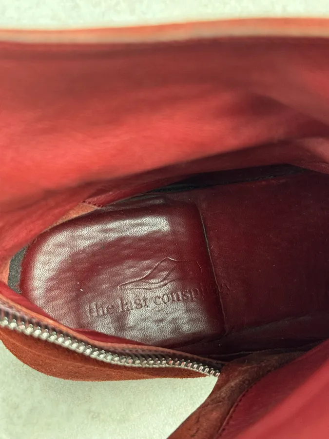 The Last Conspiracy Red Suede Leather Tornado Boots - Image 9