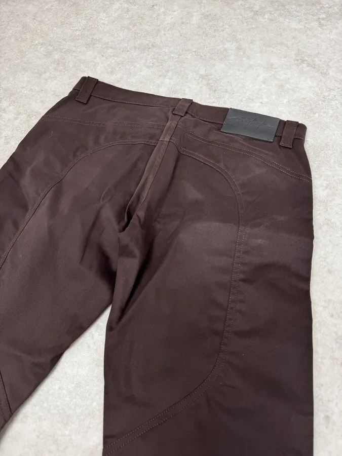 Thierry Mugler Brown Avant-Garde Pants - Image 7