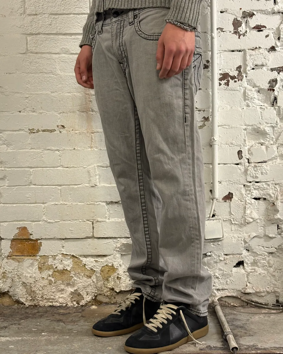 True Religion Grey Denim Jeans - Image 4