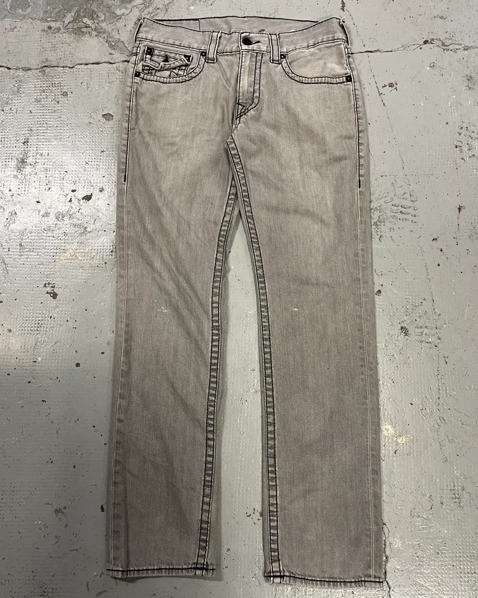True Religion Grey Denim Jeans - Image 6