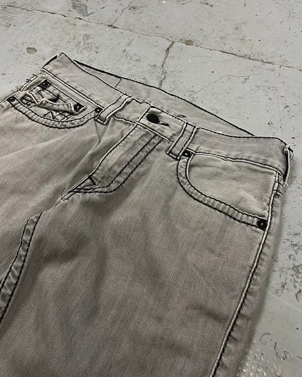 True Religion Grey Denim Jeans - Image 7