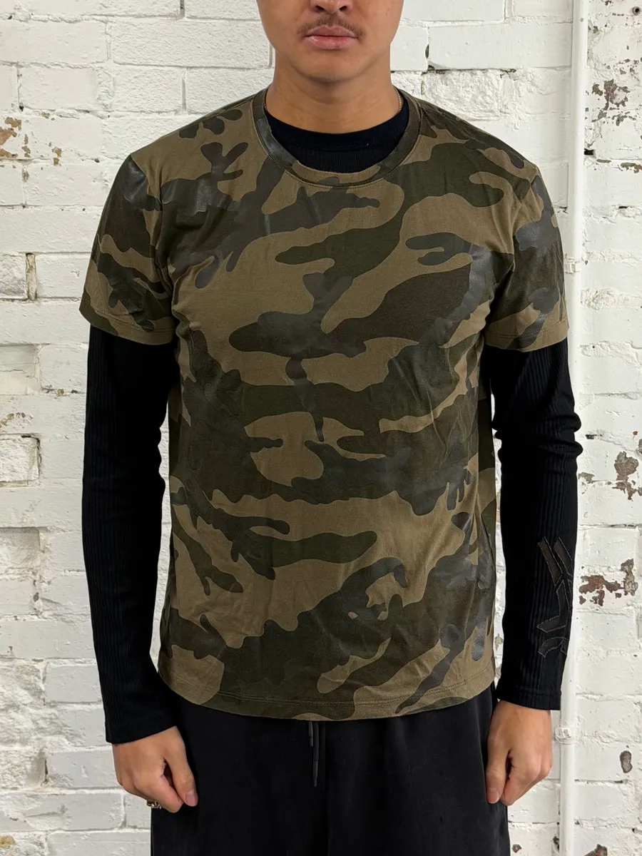 Valentino Khaki Green Military T-shirt - Image 2