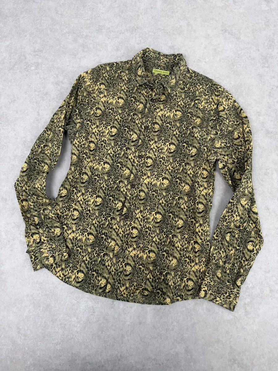 Versace Leopard Print Mafia Shirt - Image 5