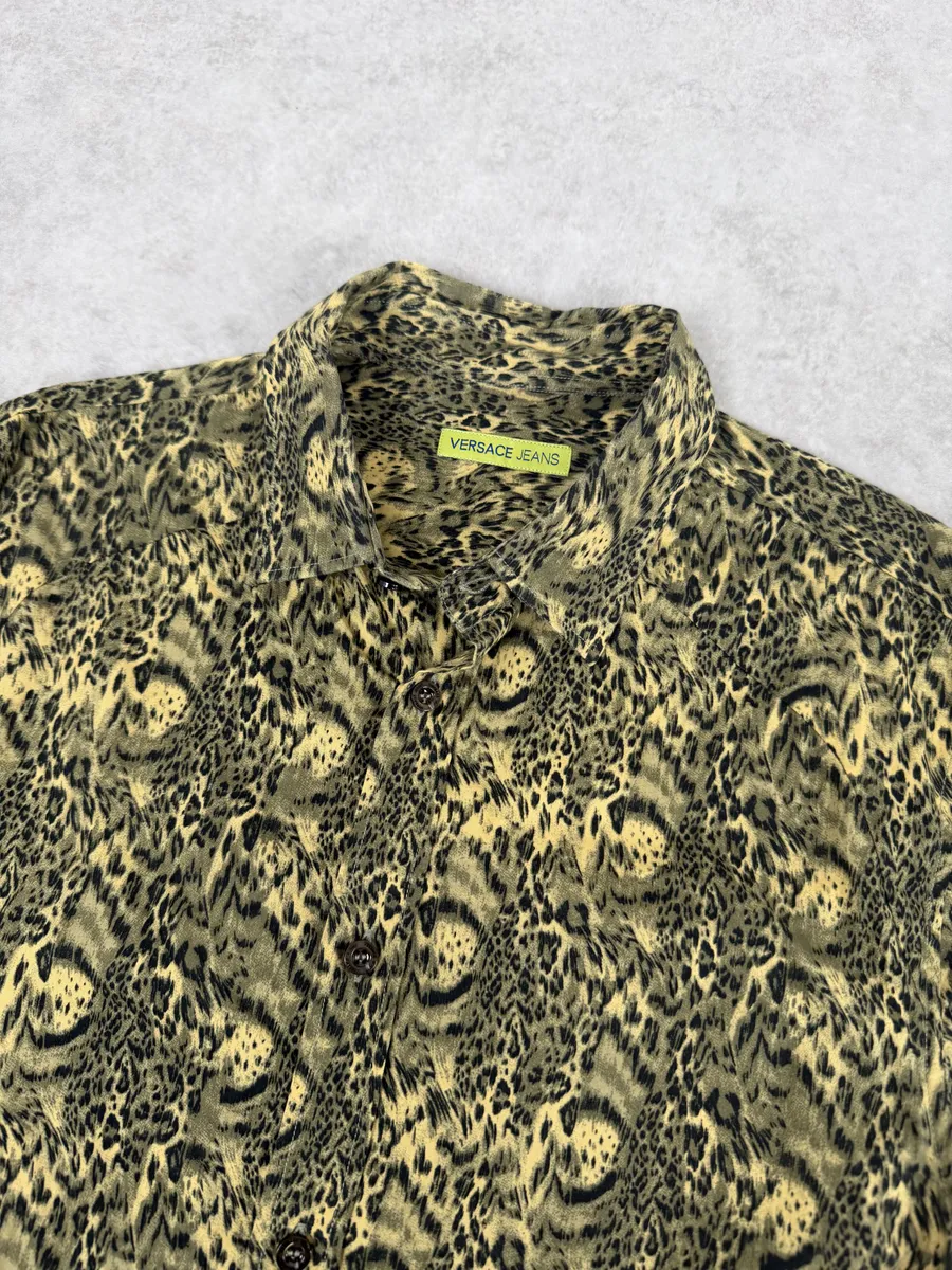Versace Leopard Print Mafia Shirt - Image 6
