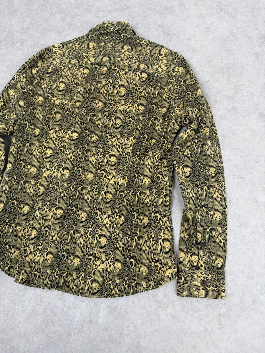 Versace Leopard Print Mafia Shirt - Image 8