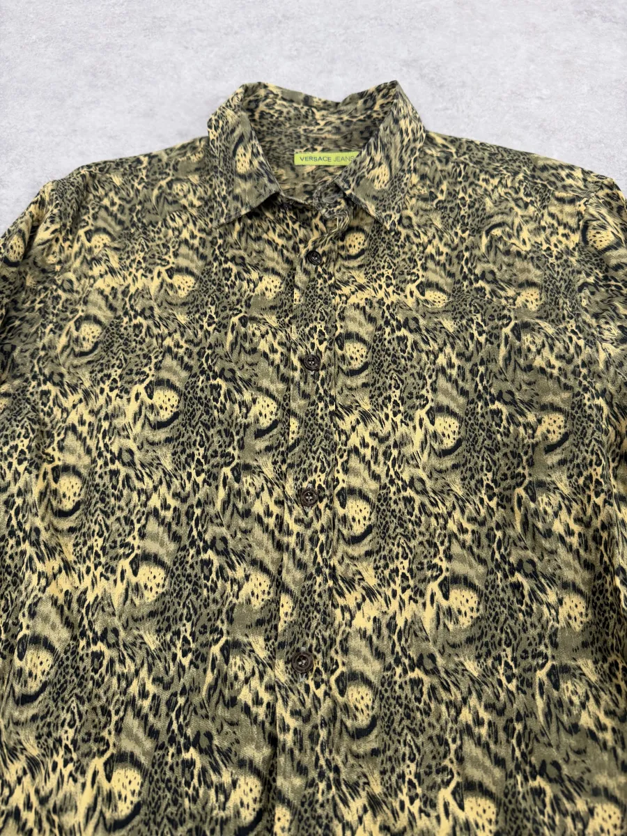 Versace Leopard Print Mafia Shirt - Image 9