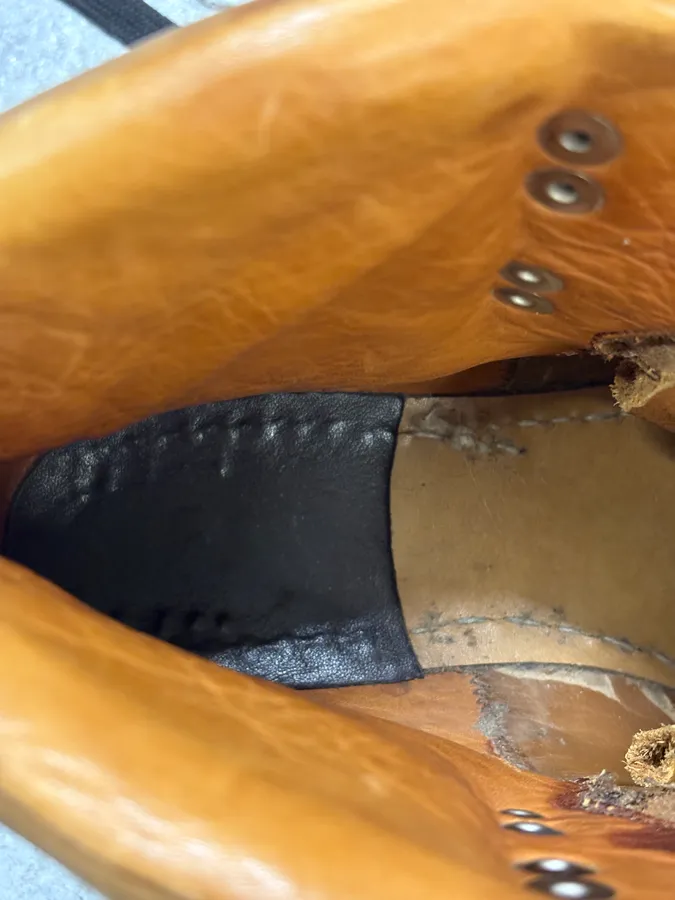 Vibram High Brown Leather Daily Mountain Boots - Image 12