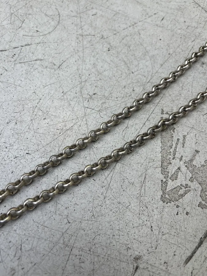 Vintage Solar Plexus Turquoise Pendant Stainless Steel Necklace - Image 5