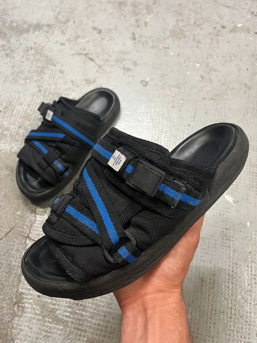 Visvim Black Christo Slides