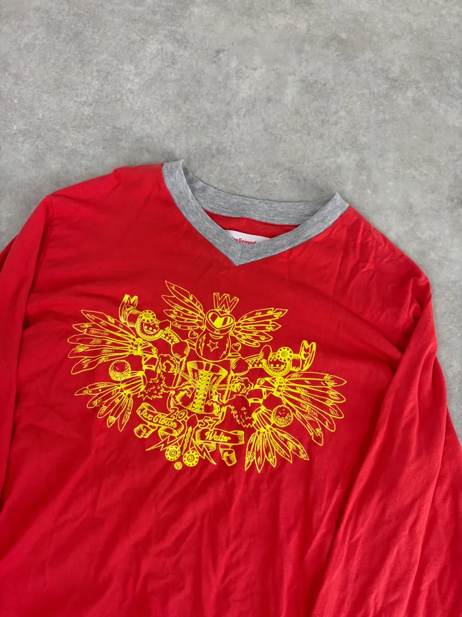Walter Van Beirendonck Red Eagle Longsleeve - Image 4