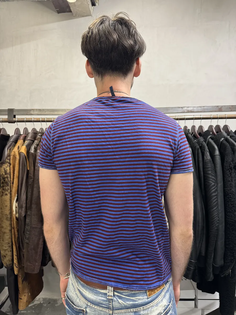 WLG by Giorgi Brato Blue & Red Striped Star T-Shirt - Image 3