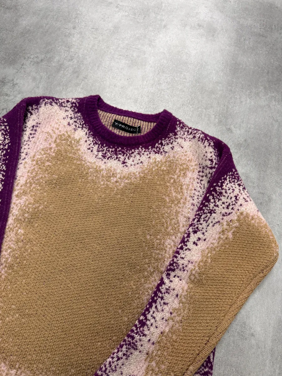 Y/Project Spray-Effect Knitted Gradient Sweater - Image 2