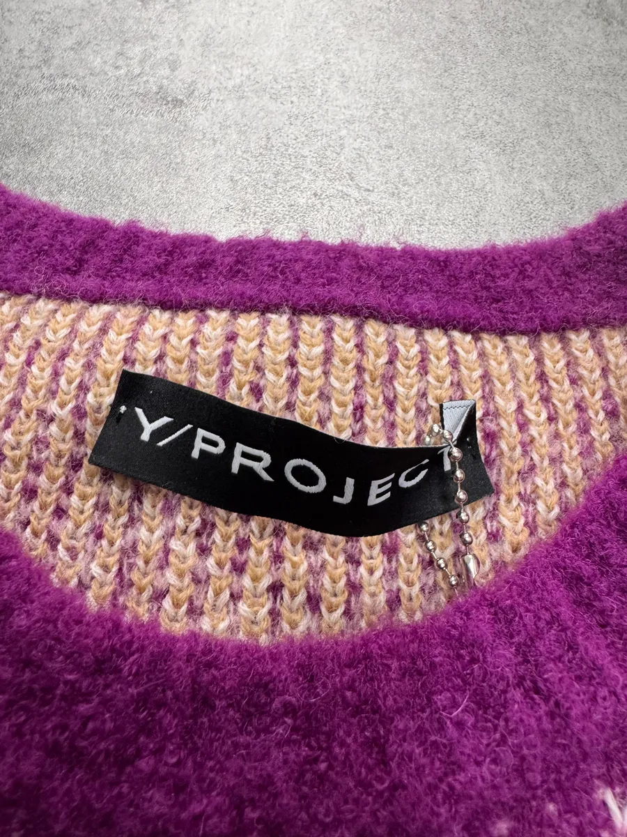 Y/Project Spray-Effect Knitted Gradient Sweater - Image 5