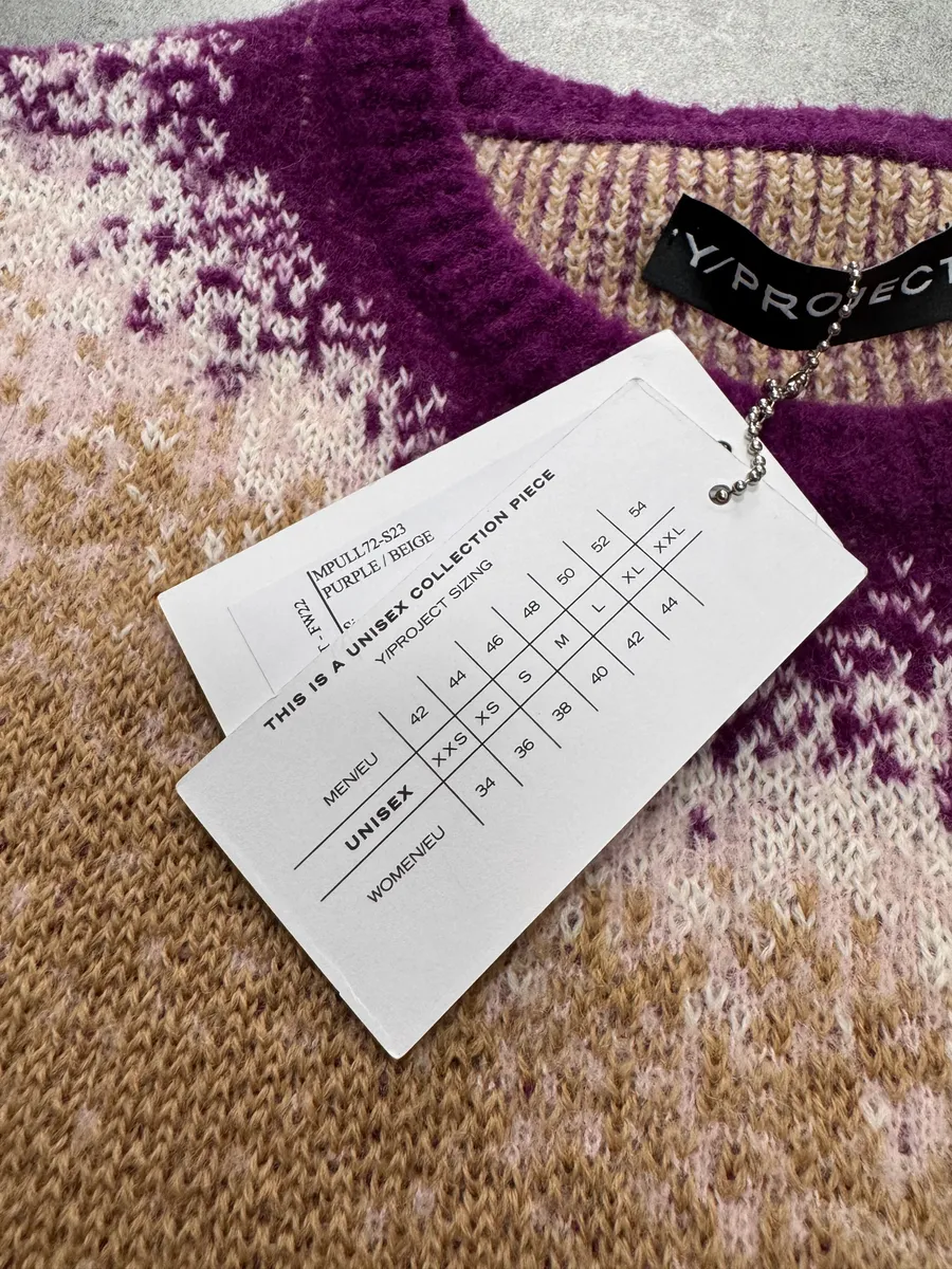 Y/Project Spray-Effect Knitted Gradient Sweater - Image 8