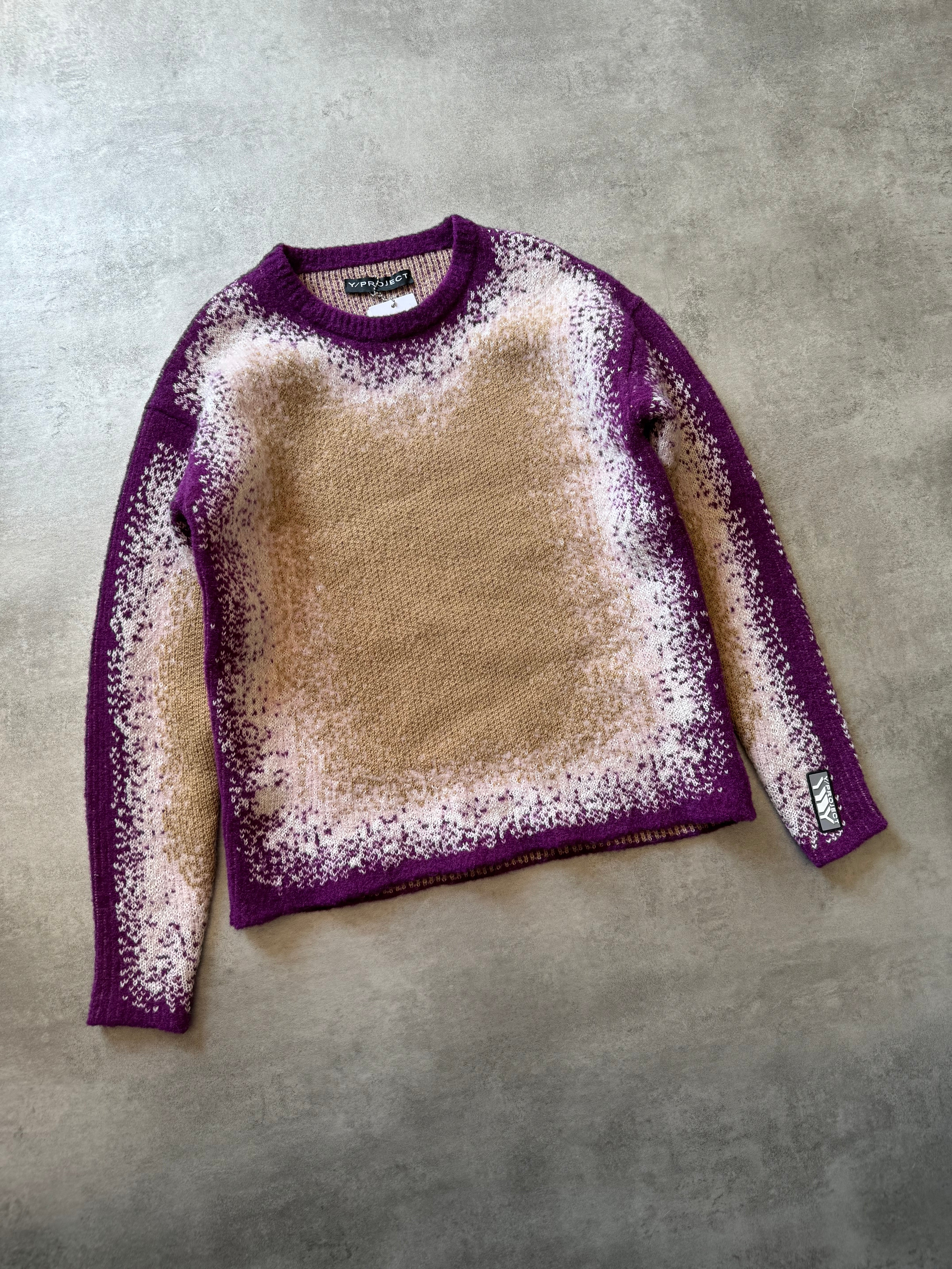 Y/Project Spray-Effect Knitted Gradient Sweater - Image 4