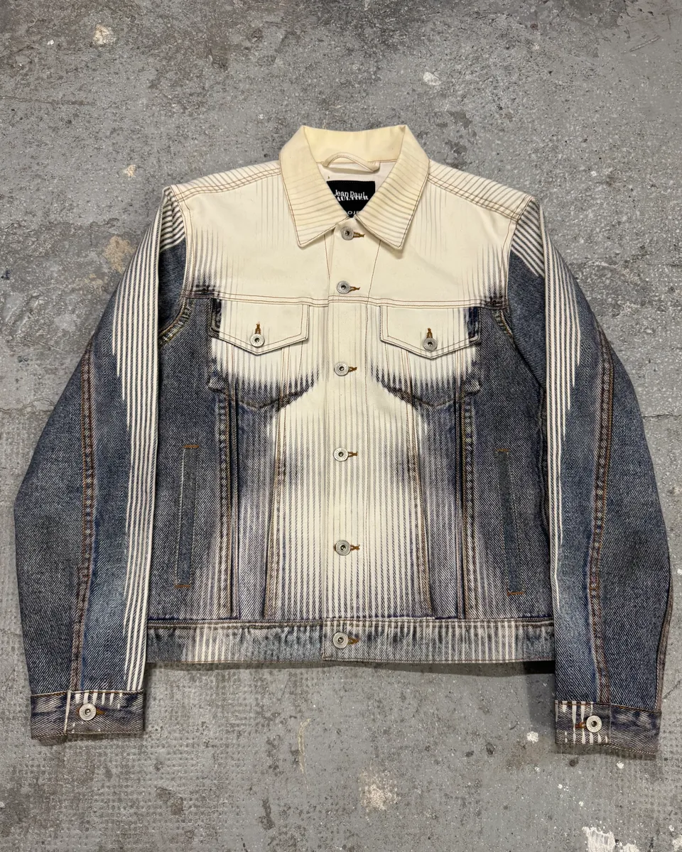 Y/Project x Jean Paul Gaultier Trompe L’Oeil Denim Body Denim Jacket