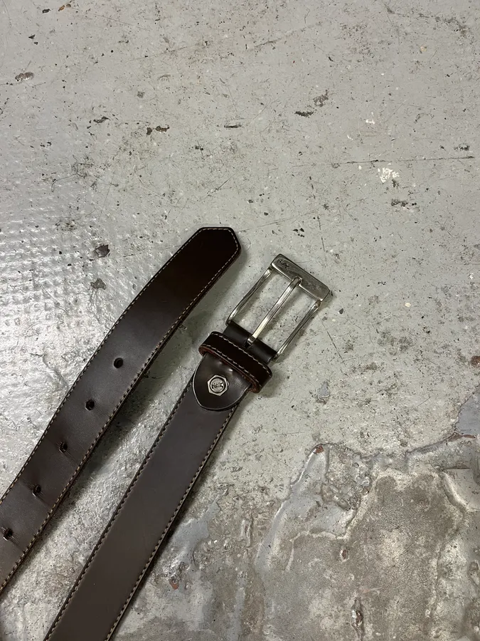 Yves Saint Laurent Brown Leather Belt - Image 3