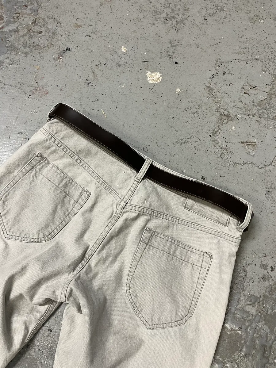 Yves Saint Laurent Brown Leather Belt - Image 4
