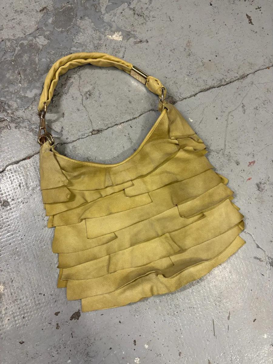 Yves Saint Laurent Cream Saint Tropez Handle Bag - Image 4