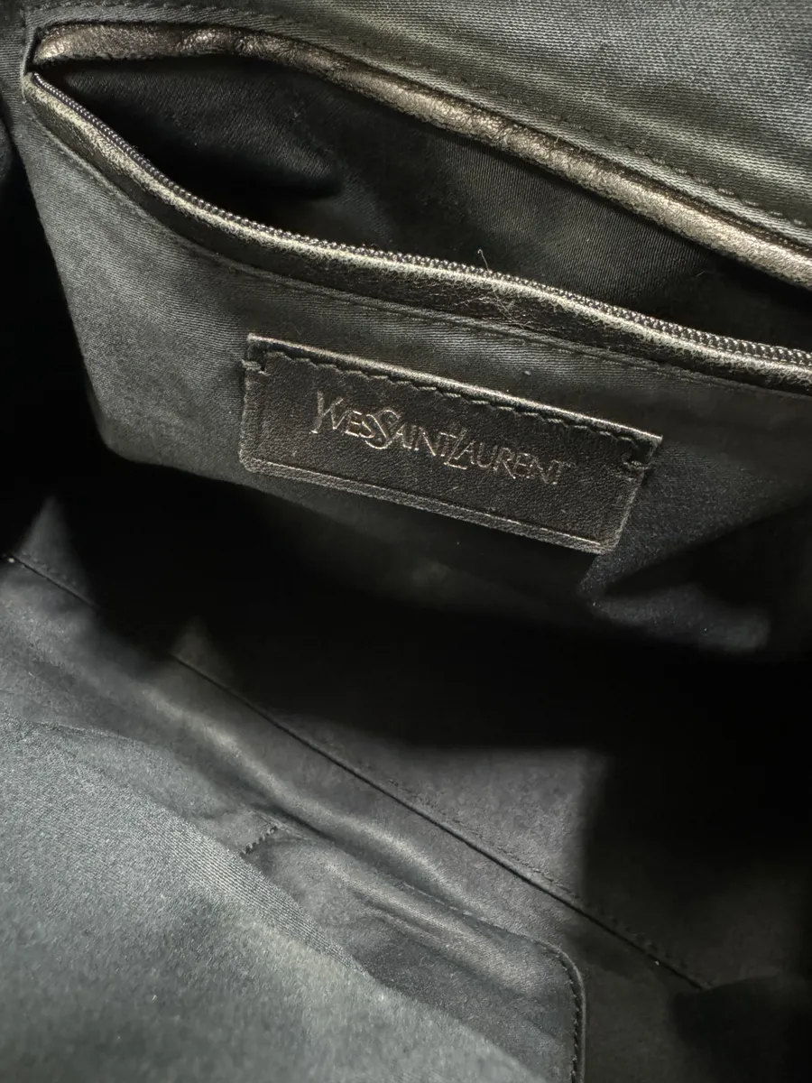 Yves Saint Laurent Leather Olive Handle Bag - Image 13