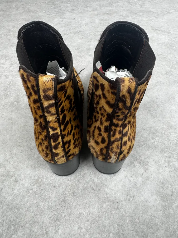 Yves Saint Laurent Pony Hair Leopard Leather Boots by Tom Ford - Image 6